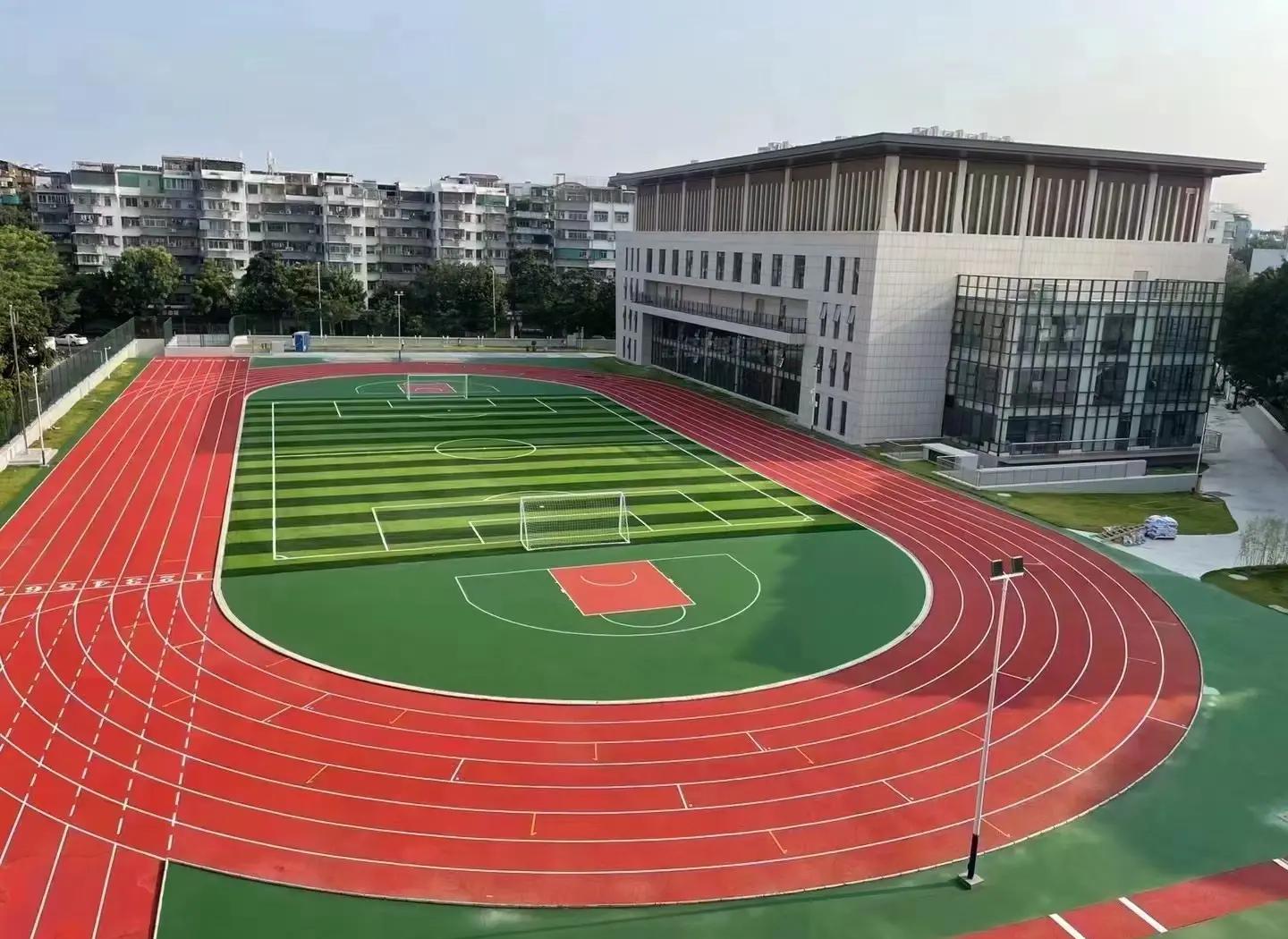 五家渠市硅PU材料塑胶篮球场 - 一站式服务